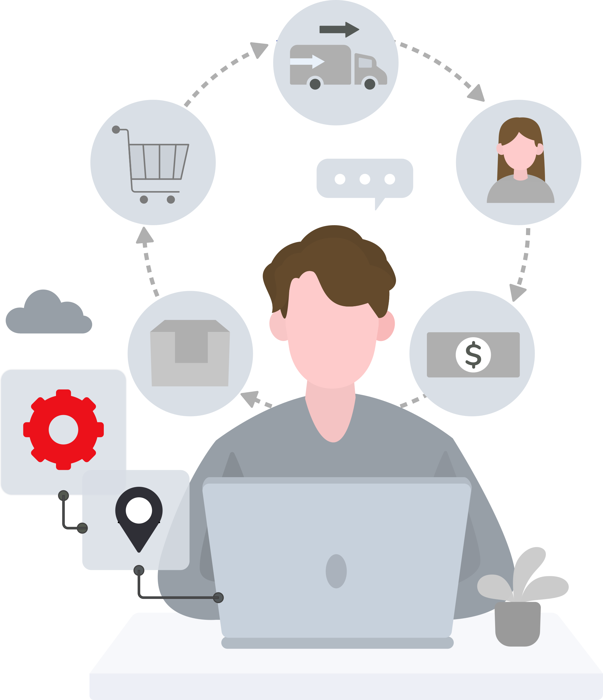 man working with COMMATE